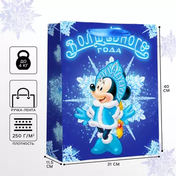 Пакет подарочный новогодний ламинированный