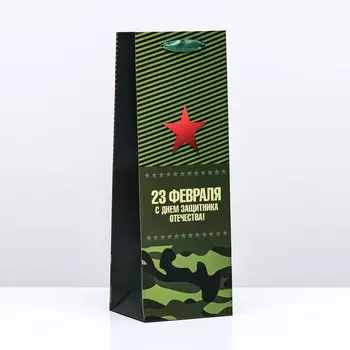 Пакет ламинированный под бутылку