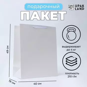 Пакет подарочный ламинированный вертикальный