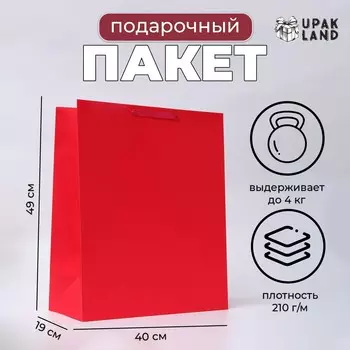 Пакет подарочный ламинированный вертикальный