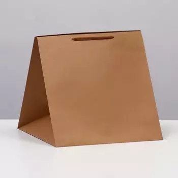 Пакет под торт 40х40х40cm крафт, 1шт