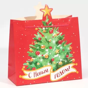 Пакет подарочный новогодний