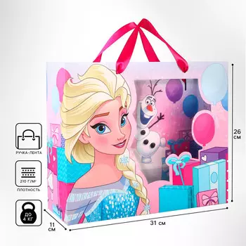 Пакет подарочный, 312611 см, упаковка, холодное сердце