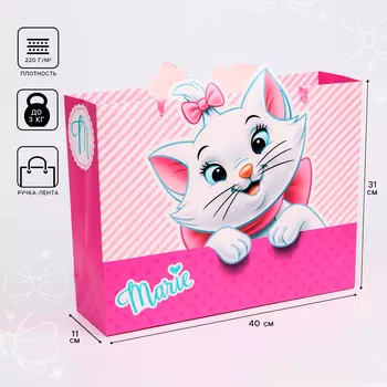 Пакет подарочный, 31х40х11.5 см, упаковка, коты аристократы