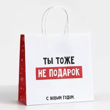 Пакет подарочный новогодний