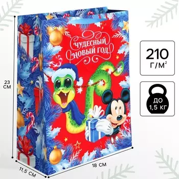 Пакет подарочный новогодний