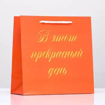 Пакет подарочный крафт