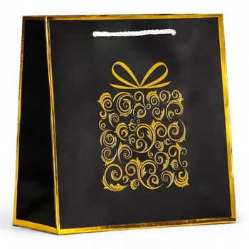 Пакет подарочный крафт