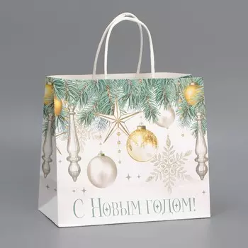 Пакет подарочный крафтовый