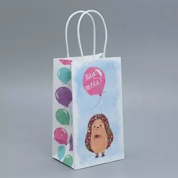 Пакет подарочный крафтовый, упаковка,