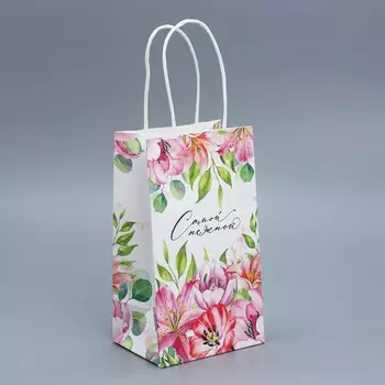 Пакет подарочный крафтовый, упаковка,