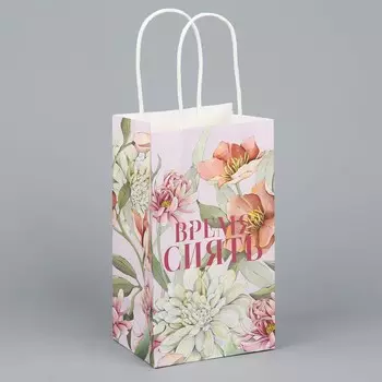 Пакет подарочный крафтовый, упаковка,