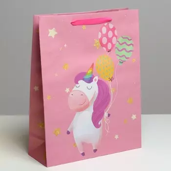 Пакет подарочный крафтовый вертикальный, упаковка,