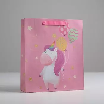 Пакет подарочный крафтовый вертикальный, упаковка,