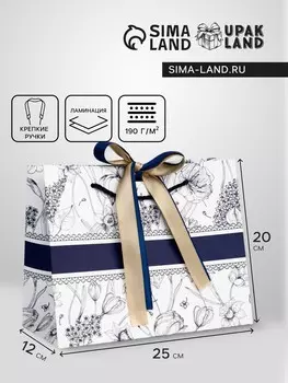 Пакет подарочный ламинированный