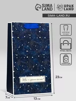 Пакет подарочный ламинированный