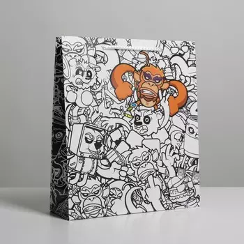 Пакет подарочный ламинированный, упаковка,