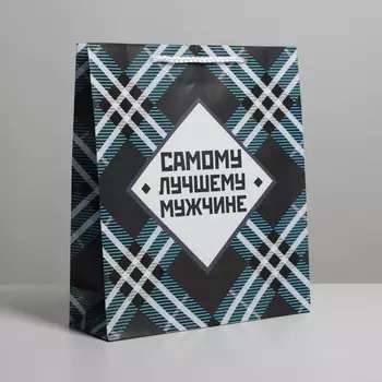 Пакет подарочный ламинированный, упаковка,