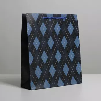 Пакет подарочный ламинированный, упаковка,