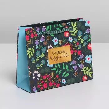 Пакет подарочный ламинированный, упаковка,