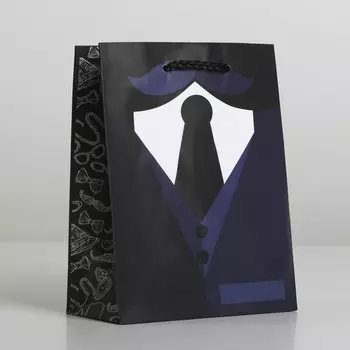 Пакет подарочный ламинированный, упаковка,