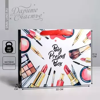 Пакет подарочный ламинированный, упаковка,