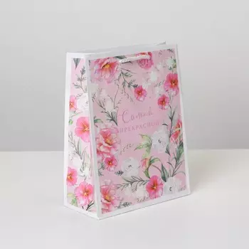 Пакет подарочный ламинированный, упаковка,