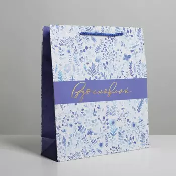 Пакет подарочный ламинированный, упаковка,