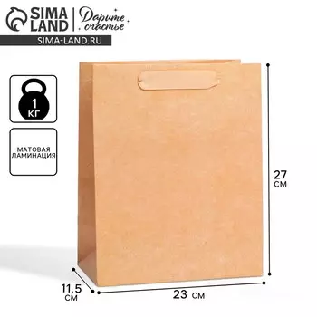 Пакет подарочный ламинированный, упаковка,