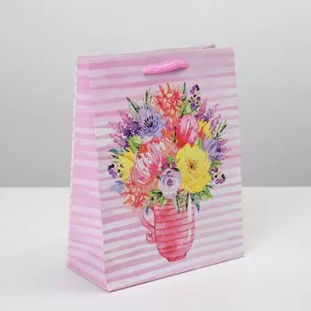 Пакет подарочный ламинированный, упаковка,