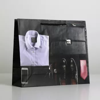 Пакет подарочный ламинированный, упаковка,