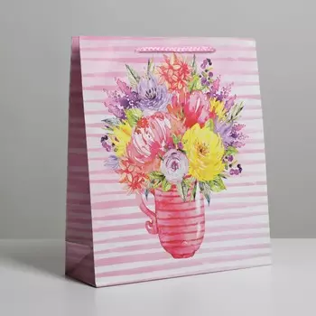 Пакет подарочный ламинированный, упаковка,