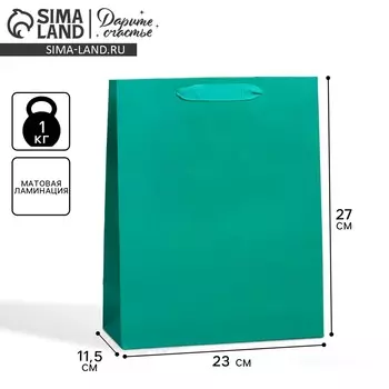 Пакет подарочный ламинированный, упаковка,