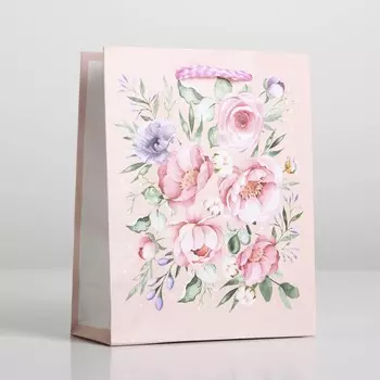 Пакет подарочный ламинированный, упаковка,