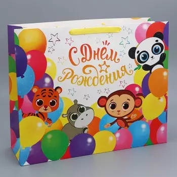 Пакет подарочный ламинированный, упаковка,