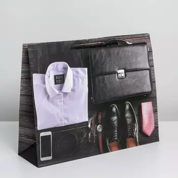 Пакет подарочный ламинированный, упаковка,