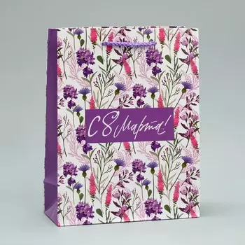 Пакет подарочный ламинированный, упаковка,