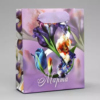 Пакет подарочный ламинированный, упаковка,