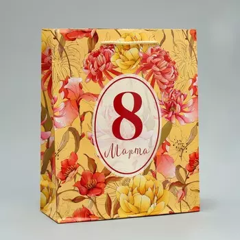 Пакет подарочный ламинированный, упаковка,