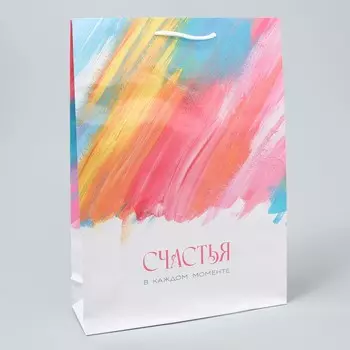 Пакет подарочный ламинированный, упаковка,