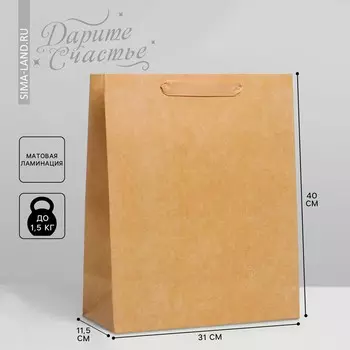 Пакет подарочный ламинированный, упаковка,