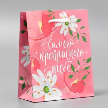 Пакет подарочный ламинированный, упаковка,