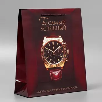 Пакет подарочный ламинированный, упаковка,