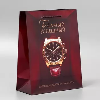 Пакет подарочный ламинированный, упаковка,