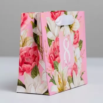 Пакет подарочный ламинированный, упаковка,