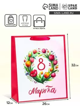 Пакет подарочный ламинированный вертикальный