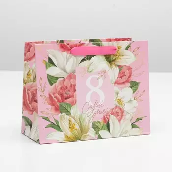 Пакет подарочный ламинированный вертикальный, упаковка,