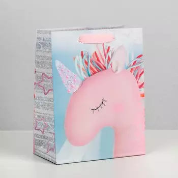 Пакет подарочный ламинированный вертикальный, упаковка,