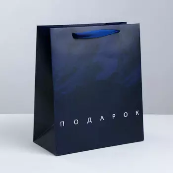 Пакет подарочный ламинированный вертикальный, упаковка,