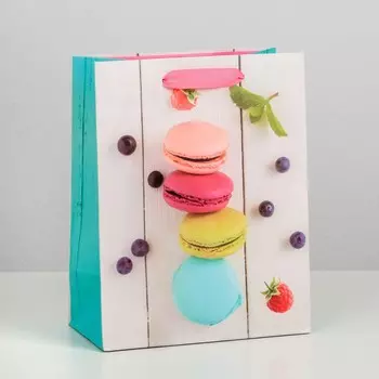 Пакет подарочный ламинированный вертикальный, упаковка,